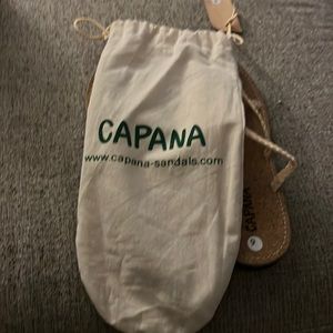 Banyan - Cream Cork Rope Sandals - Women’s Size 9